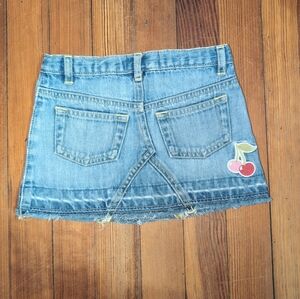 Toddler denim skirt